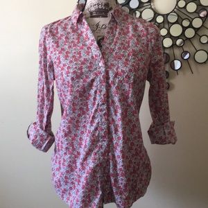 The limited button down floral shirt